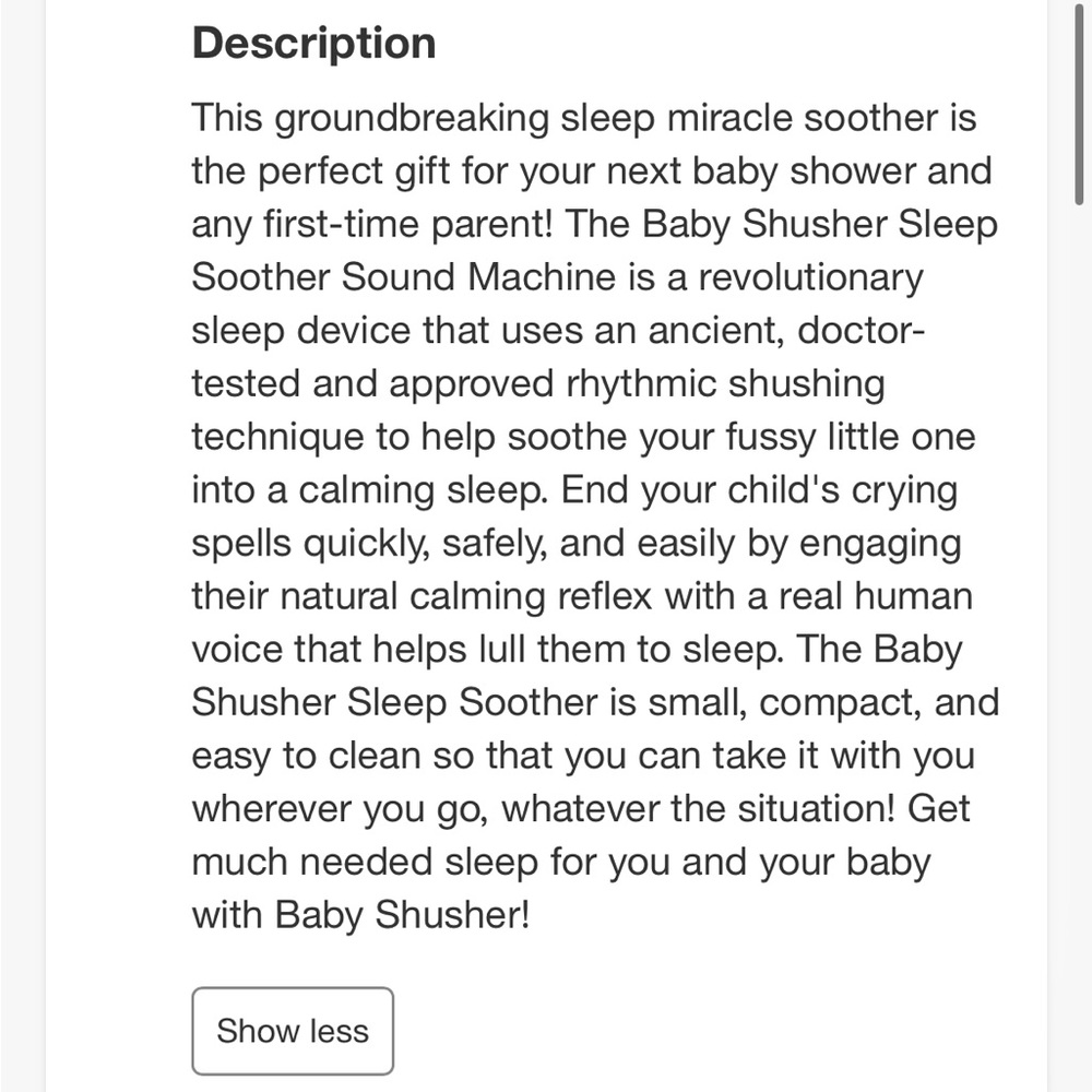 Baby Shusher Sound Machine - Picture 6 of 6